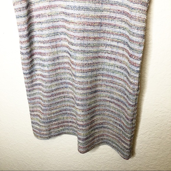 Akemi + Kin | Mock Neck Striped Sleeveless Dress S - Picture 4 of 7